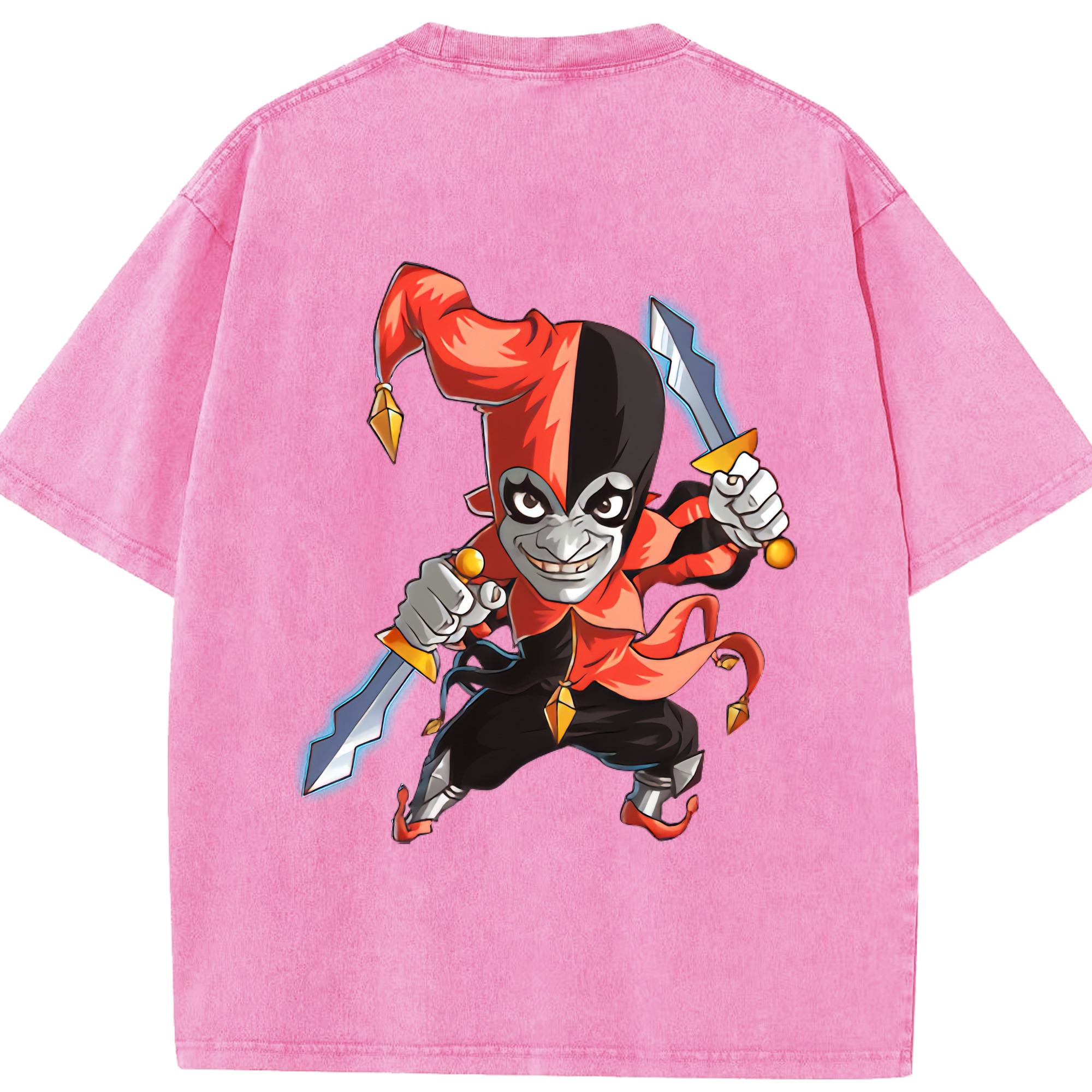リーグ・オブ・レジェンド League of Legends LOL 綿100% ヴィンテージ風 半袖Tシャツ（背面プリント）